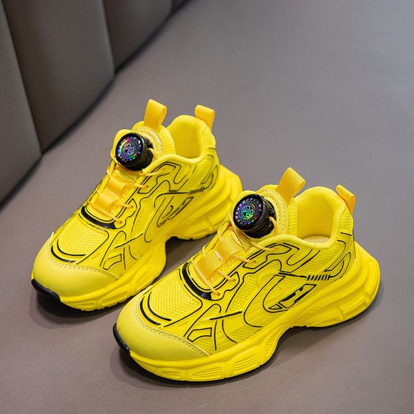 Yellow Sports Sneakers Spring Rotating Buckle Girls Baby Shoes for Kids Boys Sneakers Student 2024 New Soft Soles Non-slip Outdoor Children Athletic Shoes, Multi-color
Yellow Sports Sneakers Spring Rotating Buckle Girls Baby Shoes for Kids Boys Sneakers Student 2024 New Soft Soles Non-slip Outdoor Children Athletic Shoes, Multi-color
