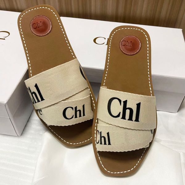 2024 Famous Designer Slippers Sandals For Womens Canvas Letter Woody Flat Mule Slipper Slides Summer Beach Shoes Lady Flip Flops Wedge Sandels Caoch 8 Colour, #1
2024 Famous Designer Slippers Sandals For Womens Canvas Letter Woody Flat Mule Slipper Slides Summer Beach Shoes Lady Flip Flops Wedge Sandels Caoch 8 Colour, #1