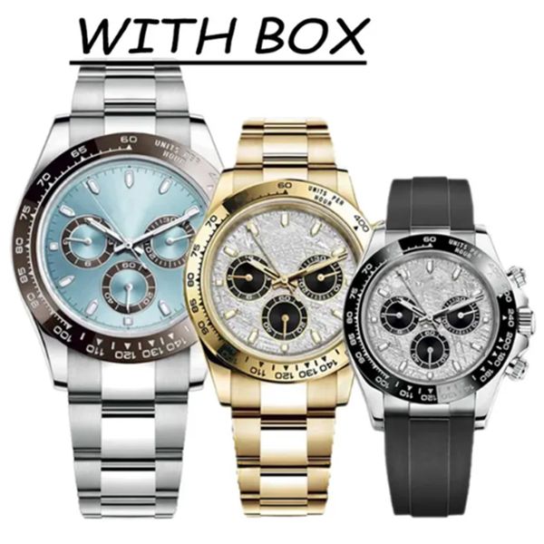 

Mens Automatic Mechanical watches Sapphire Glass 40MM Stainless Steel sky blue Dial Solid Clasp Montre de luxe Super luminous Waterproof Movement, Champagne