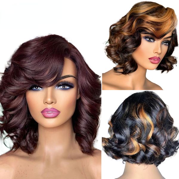 Brazilian 613 Blonde Bob Wig Ombre Short Bob Wigs Simulation Human Hair HD Transparent Lace Front Wigs Body Wave Closure Wig Preplucked, Customize
Brazilian 613 Blonde Bob Wig Ombre Short Bob Wigs Simulation Human Hair HD Transparent Lace Front Wigs Body Wave Closure Wig Preplucked, Customize