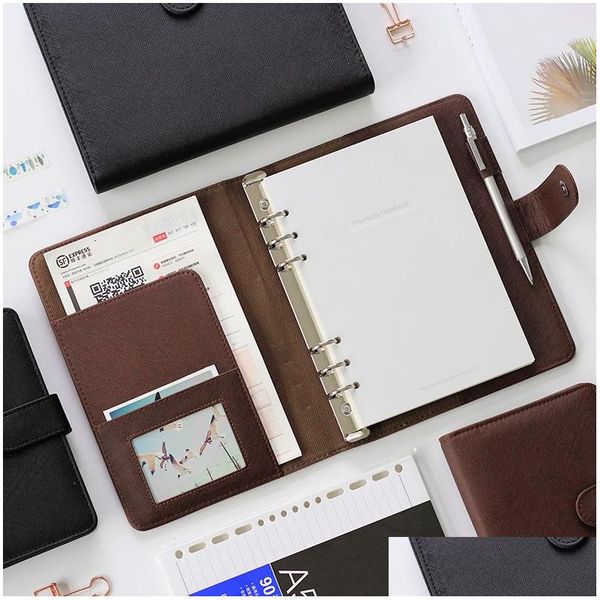 Notepads wholesale Wholesale Notepads Brown Planner Black Portable Notebook Looseleaf Detachable Buckle Ring Thick A5 Business Stationery Office Dhusi
Notepads wholesale Wholesale Notepads Brown Planner Black Portable Notebook Looseleaf Detachable Buckle Ring Thick A5 Business Stationery Office Dhusi