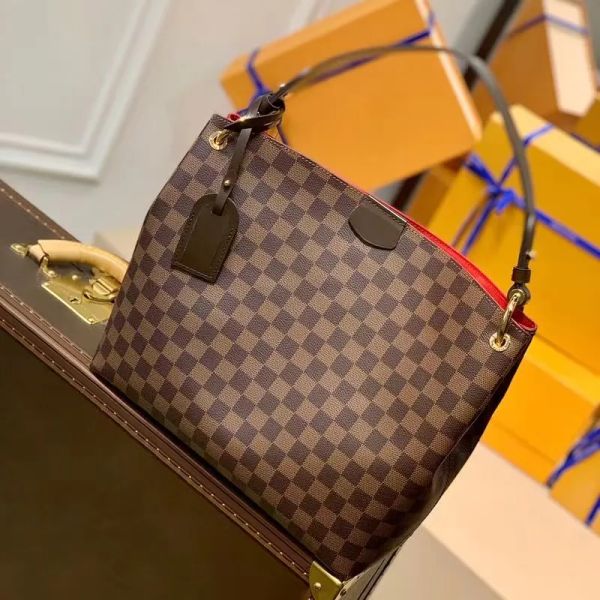 Ladies Designer Fashion TOP 5A GRACEFUL Handbag Flower and Checkerboard Large Capacity Shoulder Bag Size Free, M43700
Ladies Designer Fashion TOP 5A GRACEFUL Handbag Flower and Checkerboard Large Capacity Shoulder Bag Size Free, M43700
