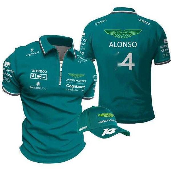 

Mens T-Shirts F1 Aston Martin POLO Spanish Racer Fernando T Shirts For Men High quality Clothing Can Be Shipped Give Away Hats, Gold