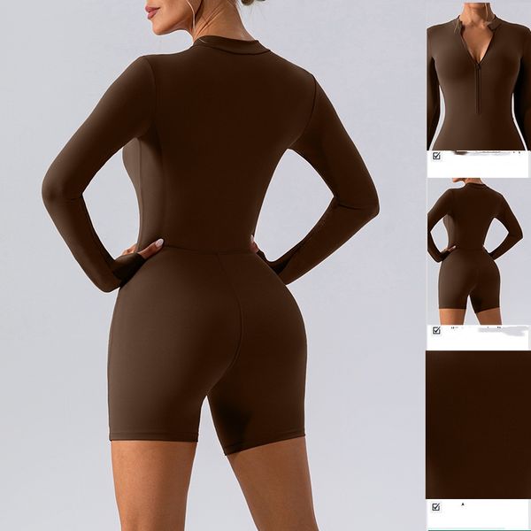 Womens AL0YOGA-54 Zipper Long Sleeve Jumpsuit Dance Training Fitness Exercise Jumpsuit Sexy Yoga Suit, Black
Womens AL0YOGA-54 Zipper Long Sleeve Jumpsuit Dance Training Fitness Exercise Jumpsuit Sexy Yoga Suit, Black