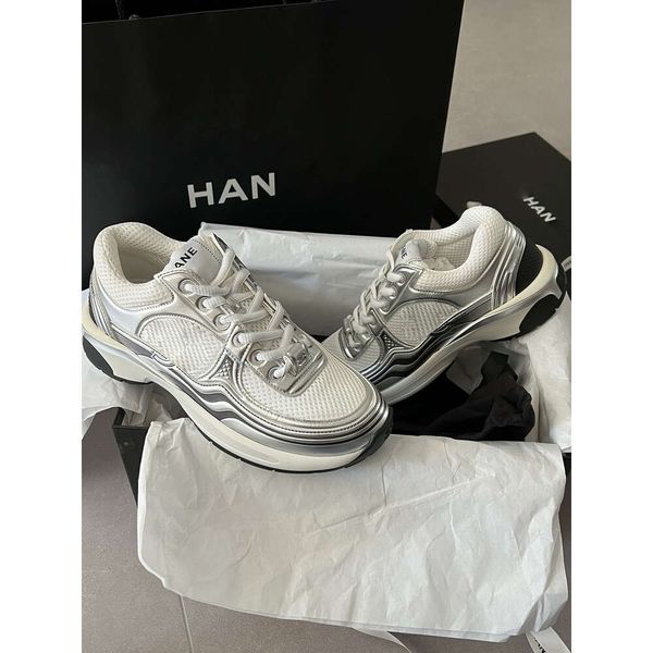 2024 Silver Corner King High Edition Sports Shoes Women's Metal Dad Shoes Lace Up Thick Sole Casual Shoes, Gold and silver
2024 Silver Corner King High Edition Sports Shoes Women's Metal Dad Shoes Lace Up Thick Sole Casual Shoes, Gold and silver