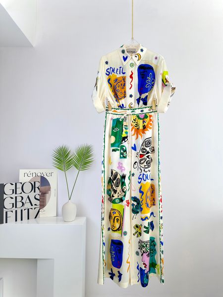 Medium Length Dress Women's Pants & Capris spring and summer new unique art painting series graffiti positioning printing silk trousers 100% Silk, Multi
Medium Length Dress Women's Pants & Capris spring and summer new unique art painting series graffiti positioning printing silk trousers 100% Silk, Multi