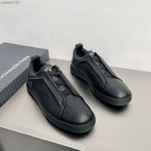 Zzegnas New Deerskin Sports Casual Shoes Men's Shoes Super Light Black Low Top Cross Elastic Sleeve Shoes
Zzegnas New Deerskin Sports Casual Shoes Men's Shoes Super Light Black Low Top Cross Elastic Sleeve Shoes