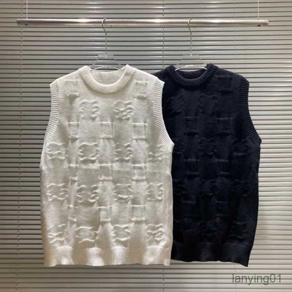 Luxury Dark Crew-neck Cardigan 3d Jacquard Knit Sweater Designer T-shirt Sleeveless Vest Winter Warm Pullover Coat Men' and Women' Knitted Loose Casual Shirt, Vest white
Luxury Dark Crew-neck Cardigan 3d Jacquard Knit Sweater Designer T-shirt Sleeveless Vest Winter Warm Pullover Coat Men' and Women' Knitted Loose Casual Shirt, Vest white
