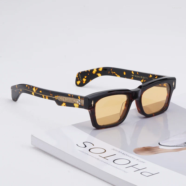 Sunglasses High Quality Thick Acetate Vintage Men Women Designer Brand American Square Trendy Handmade Sun Glasses ASHCROFT
Sunglasses High Quality Thick Acetate Vintage Men Women Designer Brand American Square Trendy Handmade Sun Glasses ASHCROFT