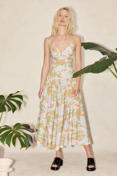 Casual Dresses Long dress Australian Fashion Floral Strap Dress designed by designer 100% Cotton, Multi
Casual Dresses Long dress Australian Fashion Floral Strap Dress designed by designer 100% Cotton, Multi