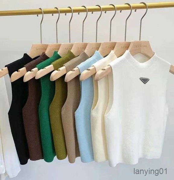Womens Knits Tees Designer Knitting Sweater Vest Sleeveless Round Neck Knitted Shirt Loose Top
Womens Knits Tees Designer Knitting Sweater Vest Sleeveless Round Neck Knitted Shirt Loose Top