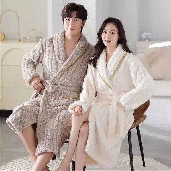 Womens Sleepwear Autumn And Winter Thicken Warm Flannel Couple Bathrobe Plush Shawl Kimono Bath Robe Long Sleeved Nightgowns Home Clothes, Women 04
Womens Sleepwear Autumn And Winter Thicken Warm Flannel Couple Bathrobe Plush Shawl Kimono Bath Robe Long Sleeved Nightgowns Home Clothes, Women 04