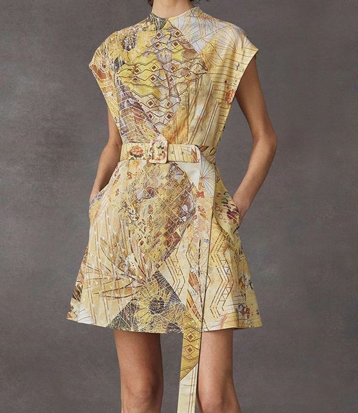 Basic & Casual Dresses European Trendy Brand spring and summer new pure cotton sleeveless printed short dress, Multi
Basic & Casual Dresses European Trendy Brand spring and summer new pure cotton sleeveless printed short dress, Multi