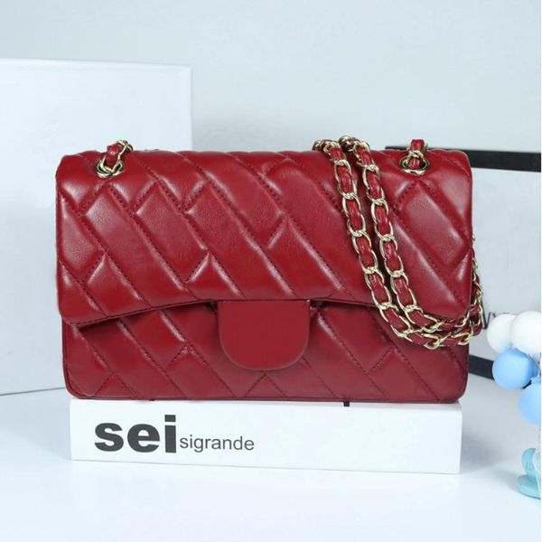 Designer Luxury Handbag Women Shoulder Chain Bag Clutch Flap Tote Bags Wallet Check Velour Thread Purse Double Letters Solid Hasp Waist Square Stripes, #6 26cm gold logo
Designer Luxury Handbag Women Shoulder Chain Bag Clutch Flap Tote Bags Wallet Check Velour Thread Purse Double Letters Solid Hasp Waist Square Stripes, #6 26cm gold logo