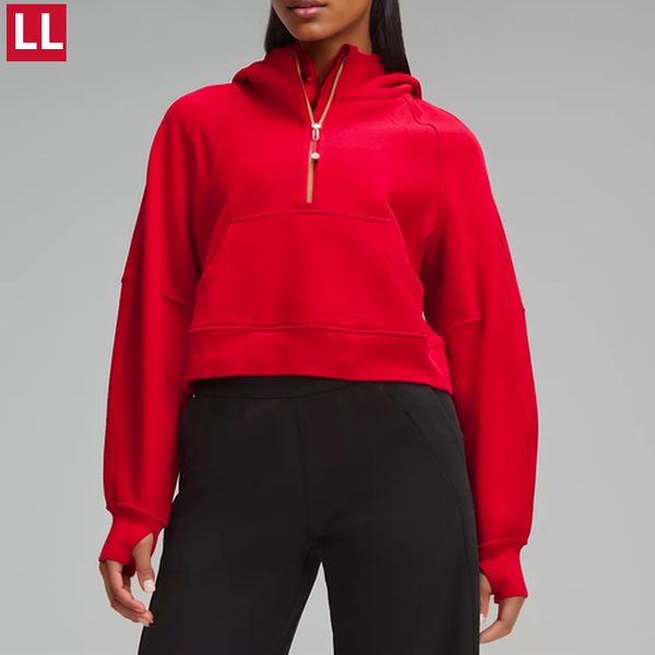 LL Yoga Lunar New Year SCA Oversized Half-zip Hoodie Jacket Limited Edition Fleece Hooded Sweatshirts Soft Cozy Jogger Pullover Muse Sweattops Gold Embroidered, Full zipper
LL Yoga Lunar New Year SCA Oversized Half-zip Hoodie Jacket Limited Edition Fleece Hooded Sweatshirts Soft Cozy Jogger Pullover Muse Sweattops Gold Embroidered, Full zipper