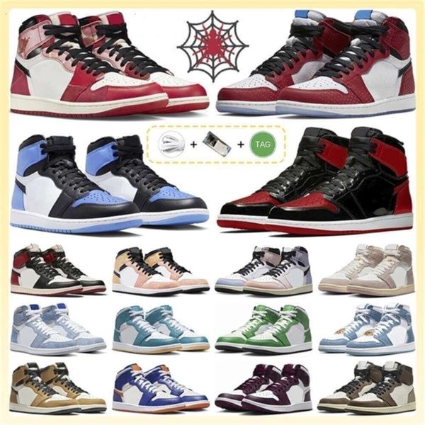 Jumpman 1 high Basketball Shoes Unc Toe Spider-verse Bordeaux Flight Club Game Royal Aquatone Bubble Gum Hype Patent Bred Smoke Grey Lucky Green for Men, Item#30
Jumpman 1 high Basketball Shoes Unc Toe Spider-verse Bordeaux Flight Club Game Royal Aquatone Bubble Gum Hype Patent Bred Smoke Grey Lucky Green for Men, Item#30