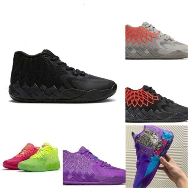

Lamelo Shoes Rick Mb.01 and Morty Basketball Shoes for Sale Lamelos Ball Men Women Iridescent Dreams Buzz Rock Ridge Red Galaxy Not From Here Kids