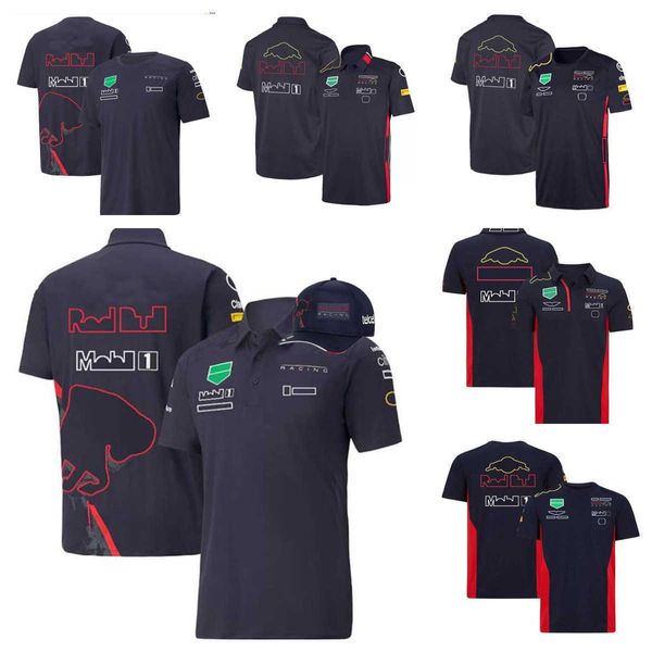 

New Season Cycle Clothes F1 Formula One Racing Polo Shirt Summer Short-sleeved T-shirt with the Same Give Away Hat Num 1 11 Logo, Multi