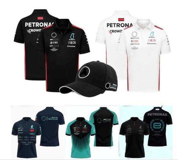 New Season Motorcycle Clothes F1 Formula One Racing Polo Suit Summer Team Short-sleeved T-shirt Same Give Away Hat White or Black, Gold
New Season Motorcycle Clothes F1 Formula One Racing Polo Suit Summer Team Short-sleeved T-shirt Same Give Away Hat White or Black, Gold