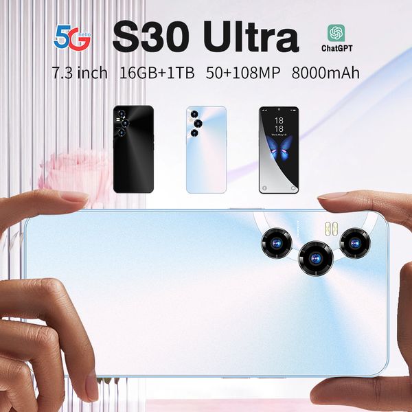 Hot New S30 Ultra Cross-Border Mobile Phone Factory Price 2 16 Dual Card Shenzhen in Stock Wholesale Foreign Trade Delivery, Black
Hot New S30 Ultra Cross-Border Mobile Phone Factory Price 2 16 Dual Card Shenzhen in Stock Wholesale Foreign Trade Delivery, Black