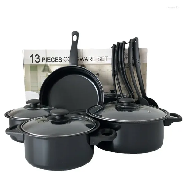 Sets Cookware Goldbaking 13 Pieces Hard Anodized Dishwasher Safe Nonstick Set Aluminum Alloy Pot Fry Pan Nylon Kitchen Utensils, Purple
Sets Cookware Goldbaking 13 Pieces Hard Anodized Dishwasher Safe Nonstick Set Aluminum Alloy Pot Fry Pan Nylon Kitchen Utensils, Purple