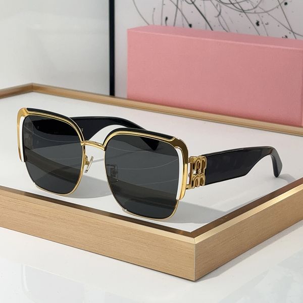 

sunglasses for women mui mui sunglasses new look glasses 2024 New Womens Boutique Euro american style High quality sunglass Acetate fiber mirror legs shades