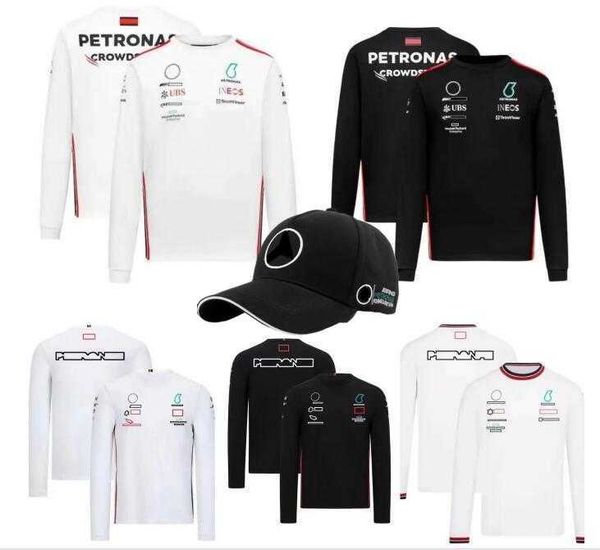 Motorcycle clothes F1 Racing Long Sleeve T-Shirt Spring and Autumn Team Shirt Same Style give away hat white or black, Gold
Motorcycle clothes F1 Racing Long Sleeve T-Shirt Spring and Autumn Team Shirt Same Style give away hat white or black, Gold