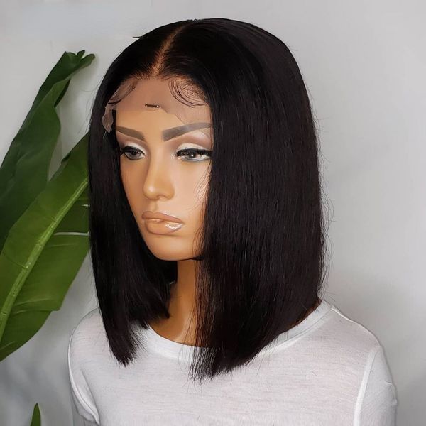Glueless Hair Brazilian 13X4 Short Straight Bob Wig Ready To Wear Human Hair Lace Frontal Wigs for Women PrePlucked Wear and Go s, Black
Glueless Hair Brazilian 13X4 Short Straight Bob Wig Ready To Wear Human Hair Lace Frontal Wigs for Women PrePlucked Wear and Go s, Black