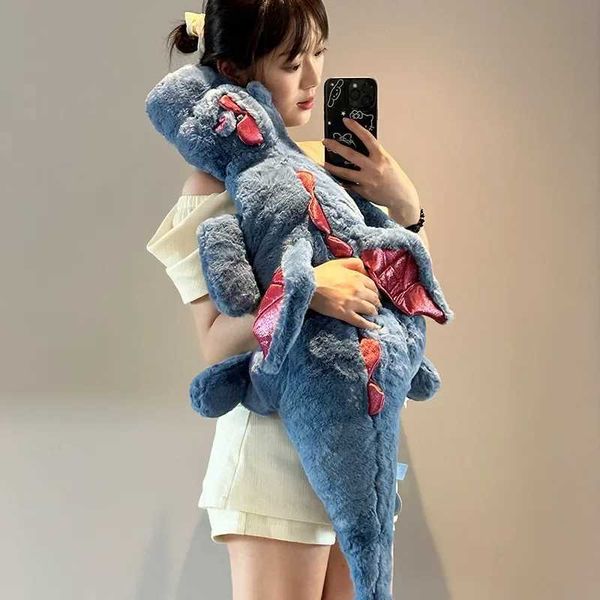 New Christmas Gift Sleep Dinosaur Toys Cute Little Flying Dragon Pillow Plush Doll X241028
