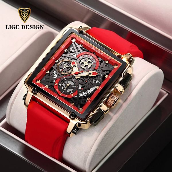 Lige Men's Quartz W…