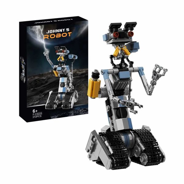 Sci-Fi Comedy Lead Johnny Five Johnny 5 Military Robot Building Toy Set with Paper Manual and Color Box 369 Pieces for Kids Gift Y240731, Multicolor
Sci-Fi Comedy Lead Johnny Five Johnny 5 Military Robot Building Toy Set with Paper Manual and Color Box 369 Pieces for Kids Gift Y240731, Multicolor