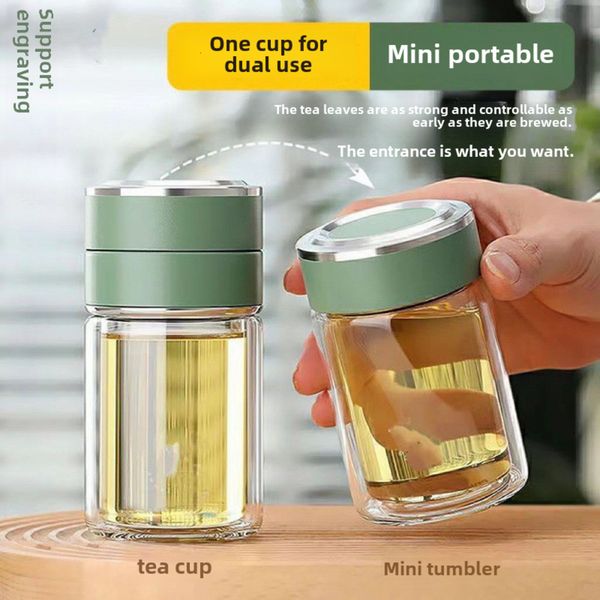 Men's new separation and women's mini portable simple double-layer insulated wer tea cup High temperature resistance bz005, ∪252ml
Men's new separation and women's mini portable simple double-layer insulated wer tea cup High temperature resistance bz005, ∪252ml