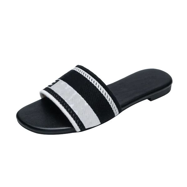 Summer Patent High Quality women Sandals Summer Flat Slipper fashion beach Designer Slides Slippers Classic Flat Sandal Summer Flip Flops, 13d
Summer Patent High Quality women Sandals Summer Flat Slipper fashion beach Designer Slides Slippers Classic Flat Sandal Summer Flip Flops, 13d
