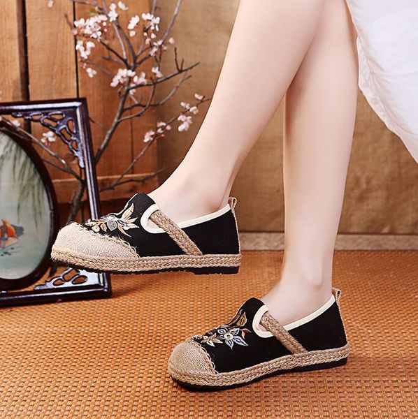 Summer straw flat shoes literary retro embroidered fisherman shoes breathable casual cotton and linen women's canvas shoes heavy embroidery slippers wholesale, White
Summer straw flat shoes literary retro embroidered fisherman shoes breathable casual cotton and linen women's canvas shoes heavy embroidery slippers wholesale, White
