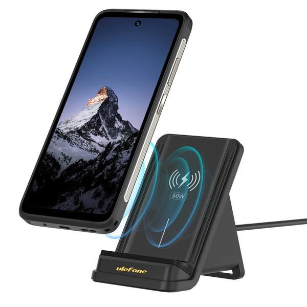 Ulefone WCS01 50W Air-cooled Wireless Charger Stand Phone Wireless Charger with HolderM240731