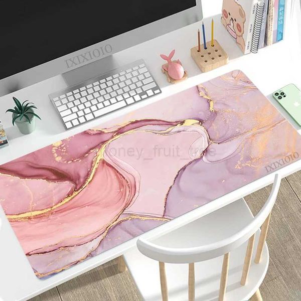 Mouse Pad Gaming Fashion Marble XL Large Computer New Mousepad XXL Mechanical Keyboard Pad Natural Rubber Office Mouse MatsM240802