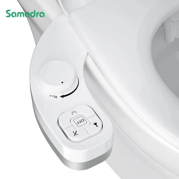 SAMODRA Non-Electric Bidet - Self Cleaning Dual Nozzle — compare prices at CompareOffers
