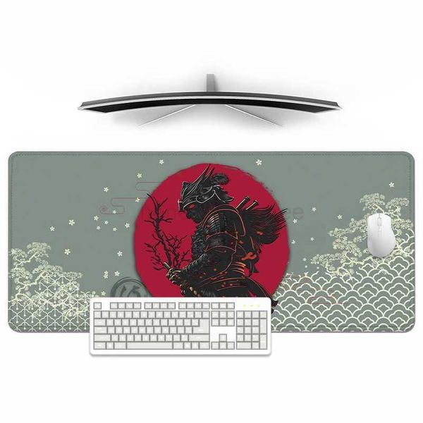 Japanese Samurai Mouse Pad Gaming XL New Home HD Mousepad XXL Mouse Mat Non-Slip Office Natural Rubber Laptop Desktop Mouse PadM240802