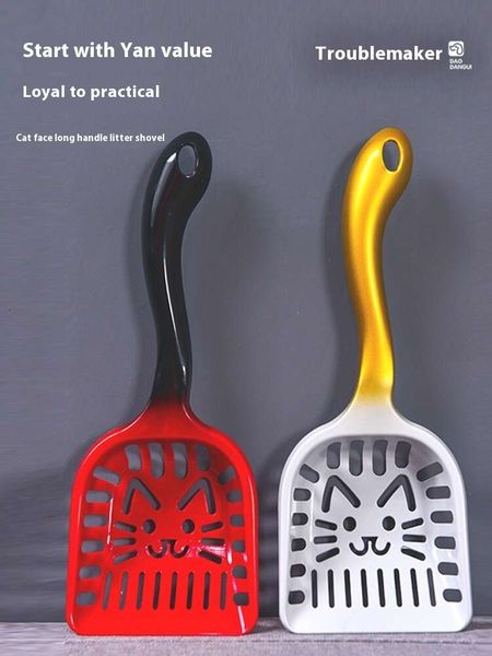 Mischievous face large litter scoop, magic tool for poop, tofu cat litter, bentonite, small hole big shovel
Mischievous face large litter scoop, magic tool for poop, tofu cat litter, bentonite, small hole big shovel