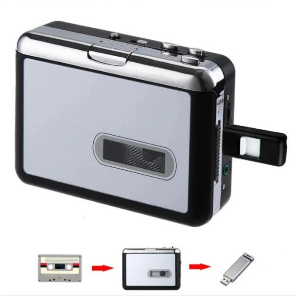 Cassette Decks Tape Music Audio Player to MP3 Converter Capture Recorder USB Flash Drive No PC 231206 LL