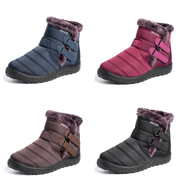 Snow Boots Cotton shoes waterproof Thickened anti cold velvet plus size women Winter slip on Ankle Boots non-slip size 35-44 blue, Black
Snow Boots Cotton shoes waterproof Thickened anti cold velvet plus size women Winter slip on Ankle Boots non-slip size 35-44 blue, Black