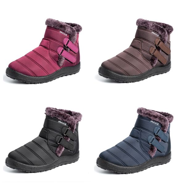 FREE SHIPPING Snow Boots Cotton shoes waterproof Thickened anti cold velvet plus size women Winter slip on Ankle Boots non-slip black blue, Burgundy
FREE SHIPPING Snow Boots Cotton shoes waterproof Thickened anti cold velvet plus size women Winter slip on Ankle Boots non-slip black blue, Burgundy