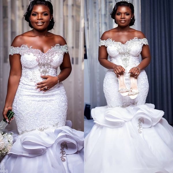 2024 Arabic Aso Ebi Plus Size Ivory Mermaid Wedding Dresses Lacefull Beaded Sweetheart Vintage Bridal Gowns Dress ZJ022, Gold
2024 Arabic Aso Ebi Plus Size Ivory Mermaid Wedding Dresses Lacefull Beaded Sweetheart Vintage Bridal Gowns Dress ZJ022, Gold