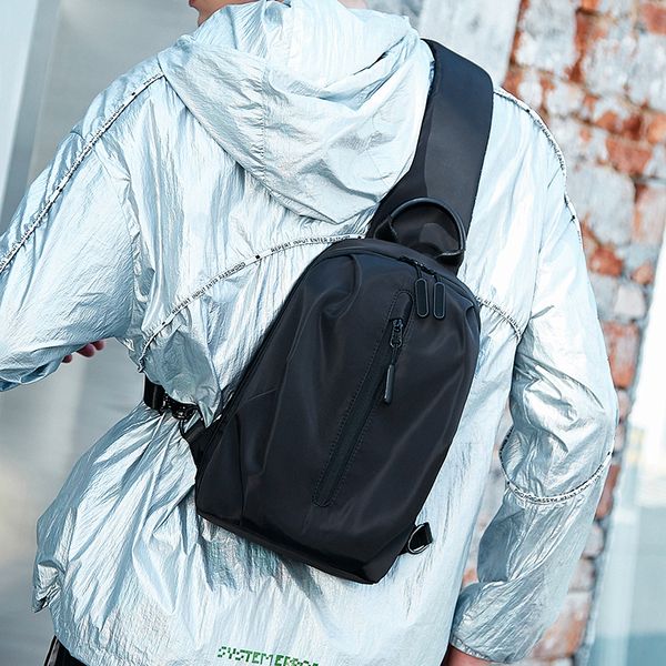 Casual men's chest bag waterproof single shoulder crossbody bag multifunctional trendy brand crossbody bag small bag men's bag, Black
Casual men's chest bag waterproof single shoulder crossbody bag multifunctional trendy brand crossbody bag small bag men's bag, Black