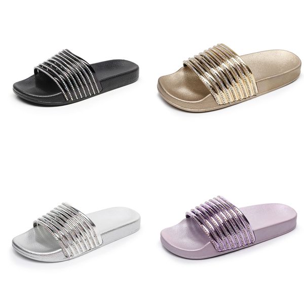 NEW Fashion shoes Women's rubber flat bottom Gold Black Silver Slippers Small Broken Diamond Indoor sandal Bathroom Pool sandy beach Slippers Size 36-41, Blue
NEW Fashion shoes Women's rubber flat bottom Gold Black Silver Slippers Small Broken Diamond Indoor sandal Bathroom Pool sandy beach Slippers Size 36-41, Blue