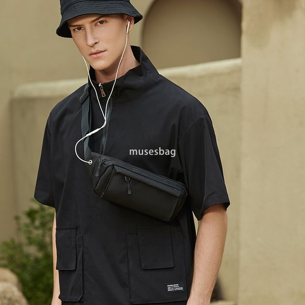 Summer new fashion chest bag men's crossbody bag Men's casual shoulder bag Fashion brand Japanese small bag mobile phone Fanny pack, Black
Summer new fashion chest bag men's crossbody bag Men's casual shoulder bag Fashion brand Japanese small bag mobile phone Fanny pack, Black