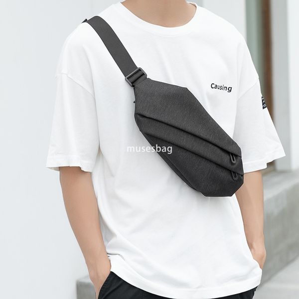 Chest bag male fashion brand single shoulder crossbody bag ins multi-functional men's sports waist pack light small span bag backpack, Black
Chest bag male fashion brand single shoulder crossbody bag ins multi-functional men's sports waist pack light small span bag backpack, Black