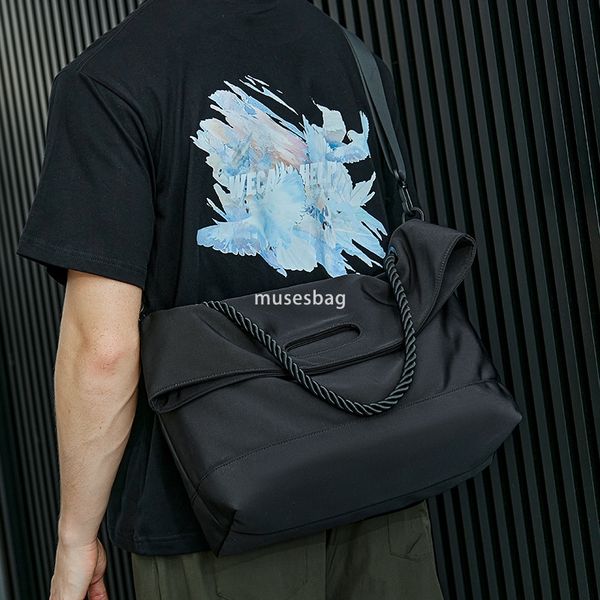 Nylon crossbody bag Men's new class commuting large crossbody bag Sports fitness bag Day messenger bag canvas tow bag, Black
Nylon crossbody bag Men's new class commuting large crossbody bag Sports fitness bag Day messenger bag canvas tow bag, Black