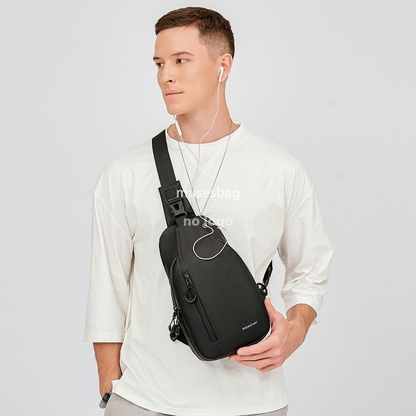 High quality waterproof large capacity men's chest bag leisure sports small backpack single shoulder crossbody bag fashion men's bag, Black
High quality waterproof large capacity men's chest bag leisure sports small backpack single shoulder crossbody bag fashion men's bag, Black