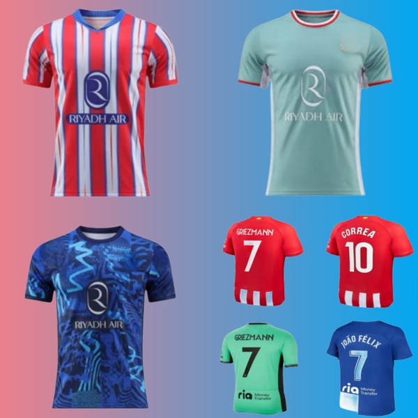 2024 2025S M Latletico Madrids soccer jerseys GRIEZMANN M.LLORENTE KOKE SAUL Correa LEMAR football shirt men sets uniformsHome and away games, Green 
2024 2025S M Latletico Madrids soccer jerseys GRIEZMANN M.LLORENTE KOKE SAUL Correa LEMAR football shirt men sets uniformsHome and away games, Green